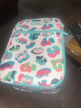 SWIG Colorful Leopard Print lunch box